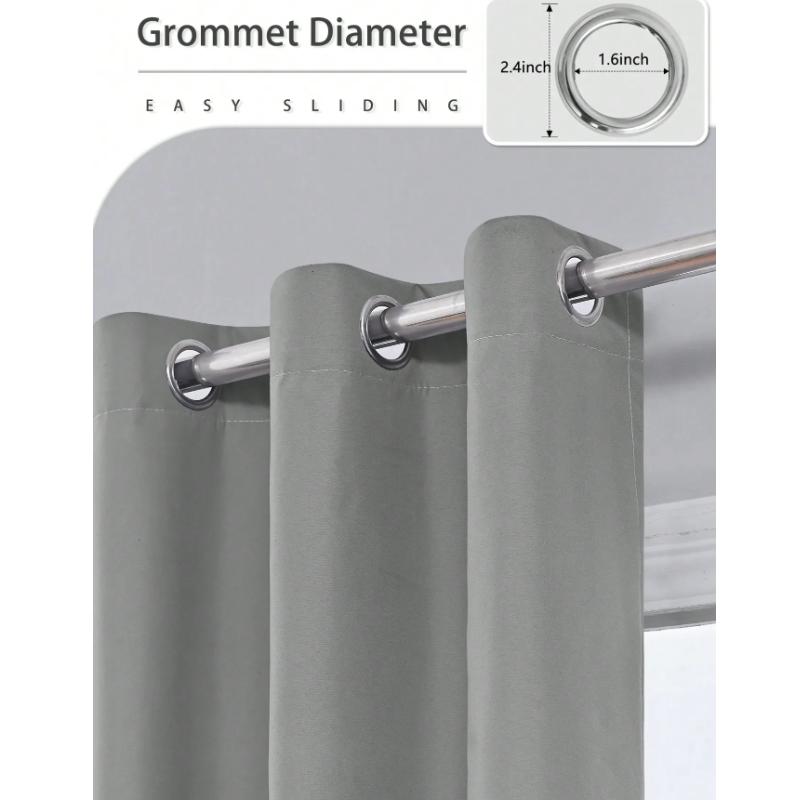 1 шт. Полностью приватные безопасные и не имеющие запаха шторы для гостиной и спальни, плотные затемняющие шторы с люверсами