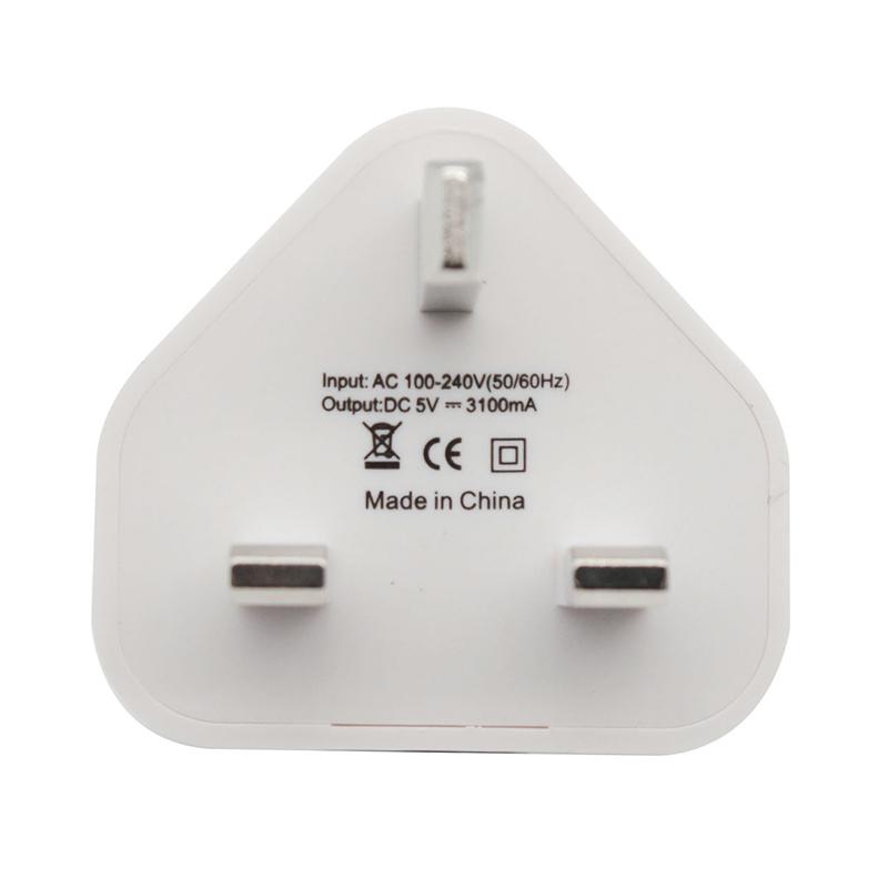 Универсальный адаптер-зарядное устройство с 3-контактной вилкой UK, с 1/2/3 USB-портами для зарядки мобильных телефонов, планшетов, портативное мини-настенное зарядное устройство
