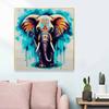 New Arrival 5D DIY Full Circle Diamond Painting "Painted Elephant" Embroidery Cross Stitch Home Decor Gift
