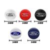 xubal5 4Pcs 54MM Car Original Wheel Center Hup Caps Rim Covers For Ford Mondeo Focus 2 3 4 Fiesta Ecosport Kuga Fusion Auto Accessories