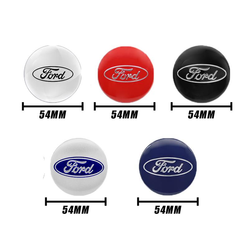 xubal5 4Pcs 54MM Car Original Wheel Center Hup Caps Rim Covers For Ford Mondeo Focus 2 3 4 Fiesta Ecosport Kuga Fusion Auto Accessories