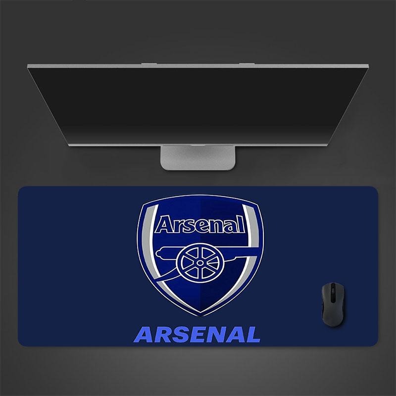 Arsenal Mouse Pad, Large Gaming Desk Mat, Non-slip XXL Mousepad for Laptop & Tablet, Mini PC Playmat with Stitched Edges