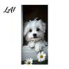 Playful Animal Trash Can Cover Cartoon Sticker Colorful Self-Adhesive PVC Decal Waterproof Cute Decorative Face Decals Cat Dog Sticker for