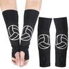1 Pair Volleyball Arm Sleeves Passing Forearm Sleeves with Protection Pad and Thumb Hole Sports Arm Guard Volleyball Sleeves