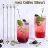 4 шт. Многофункциональные мешалки для кофе, многоразовые мешалки для коктейлей, мешалки для меда, коктейль