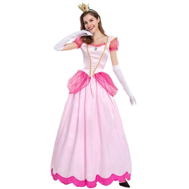 Halloween Costume Snow White Dress Adult Women's Party Cinderella Sleeping Beauty Fairy Tale Costume