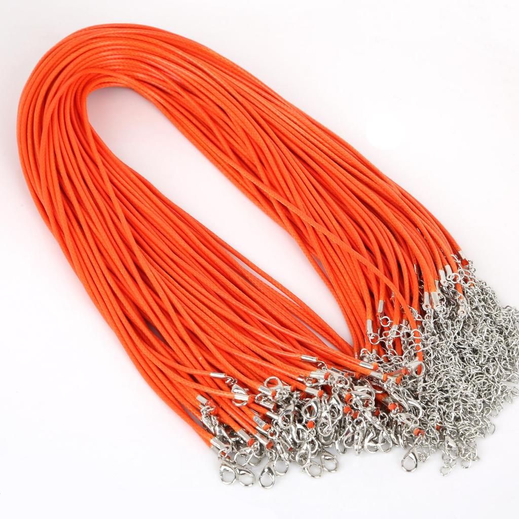 Кожаный шнур из искусственной кожи, веревка-омар для ожерелья и подвески «сделай сам», подвески ручной работы, фурнитура