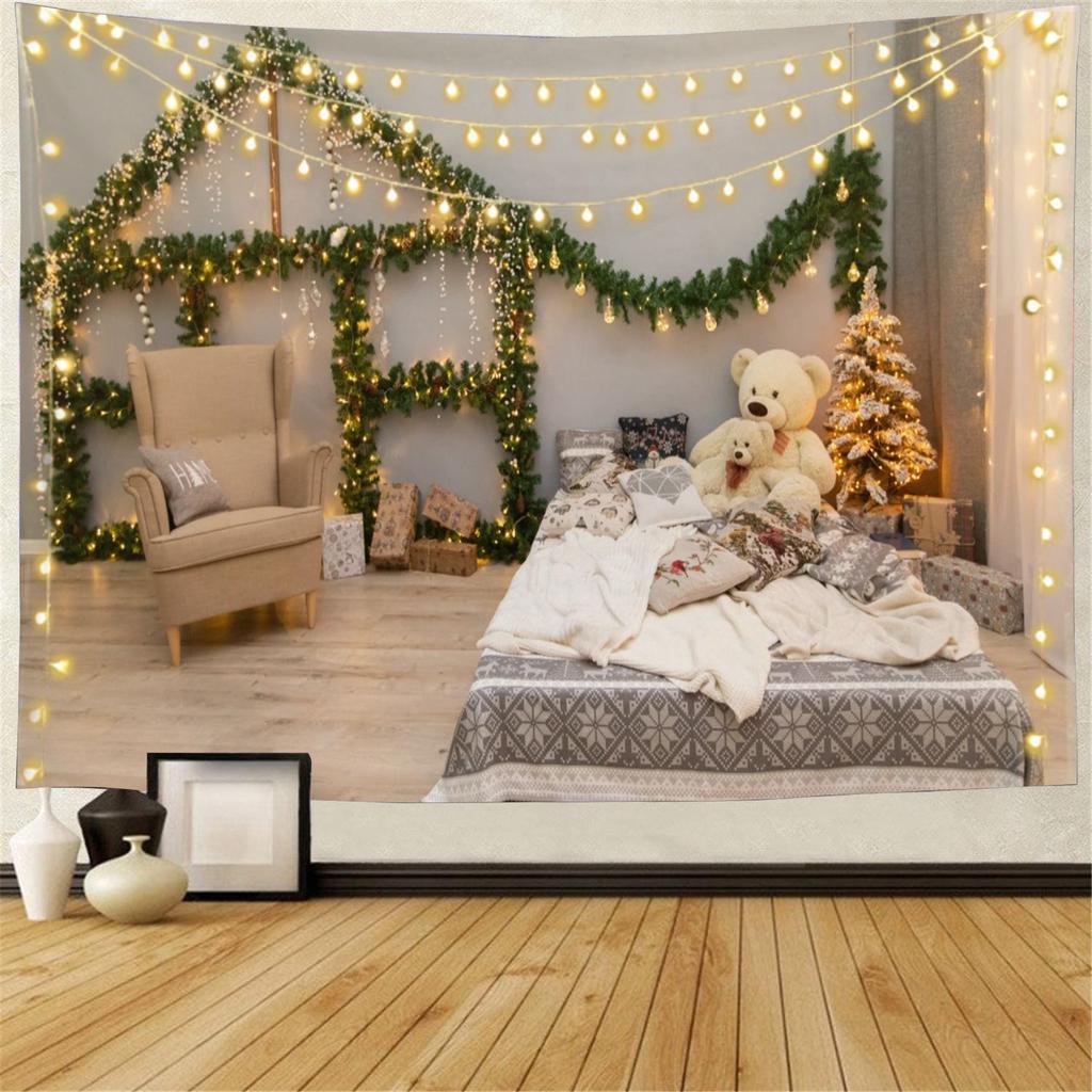 Snow Wall Hanging Tapestry Christmas Wall Hanging Tree Wall Hanging Gorgeous Christmas Tree Fireplace Gifts