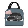 Изолированная сумка-ланчбокс Austin Mini Cooper для женщин и детей, герметичные контейнеры для еды, термоланчбокс, сумка-тоут