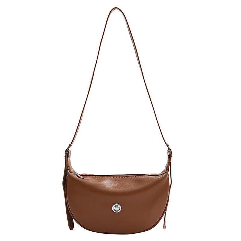 Большая вместительная винтажная сумка через плечо, корейская мода, прочная универсальная сумка через плечо, женская новая сумка через подмышку из масляно-вощеной кожи