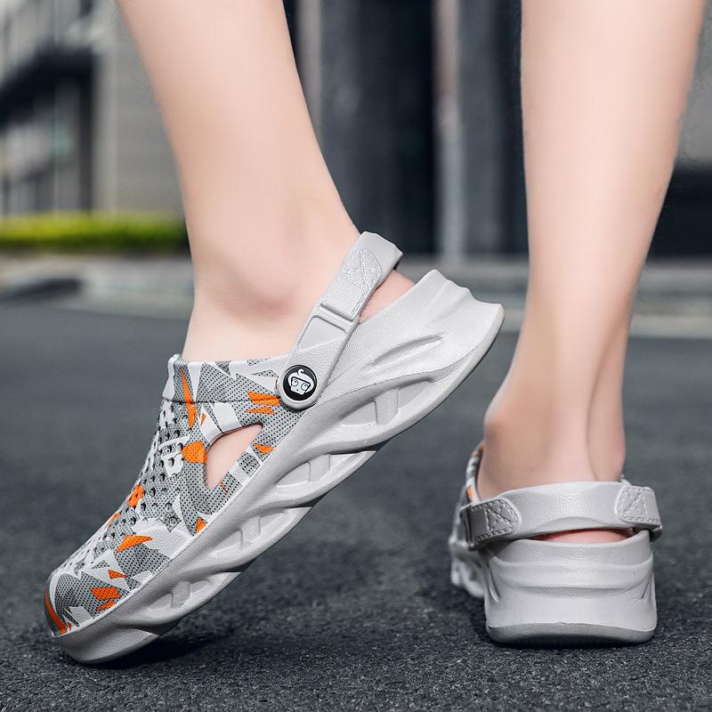 Сандалии мужские летние повседневные пляжные туфли сабо полутапочки