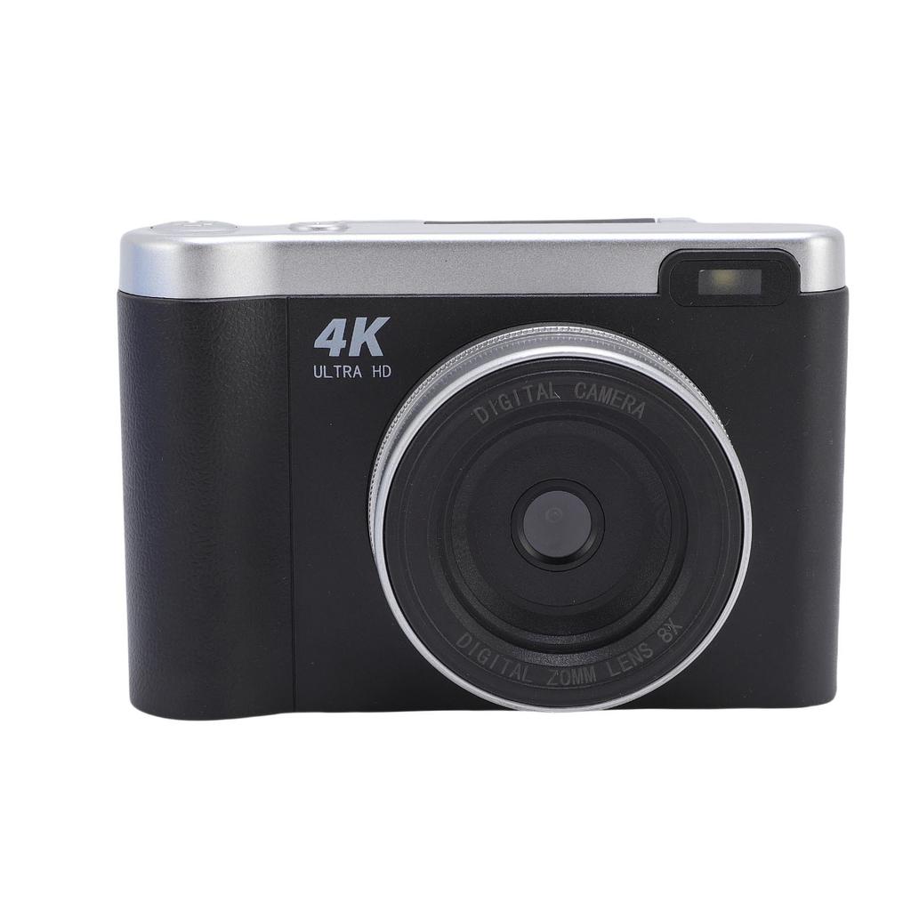 1080P 12MP Digital Camera Auto Focus Vlog Camera with 2.8 Inch 180 Degree Flip Screen 8X Digital Zoom Anti Shake for