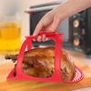 Cooking Transfer Tool Silicone Air Fryer Liner Turkey Sling Lifter