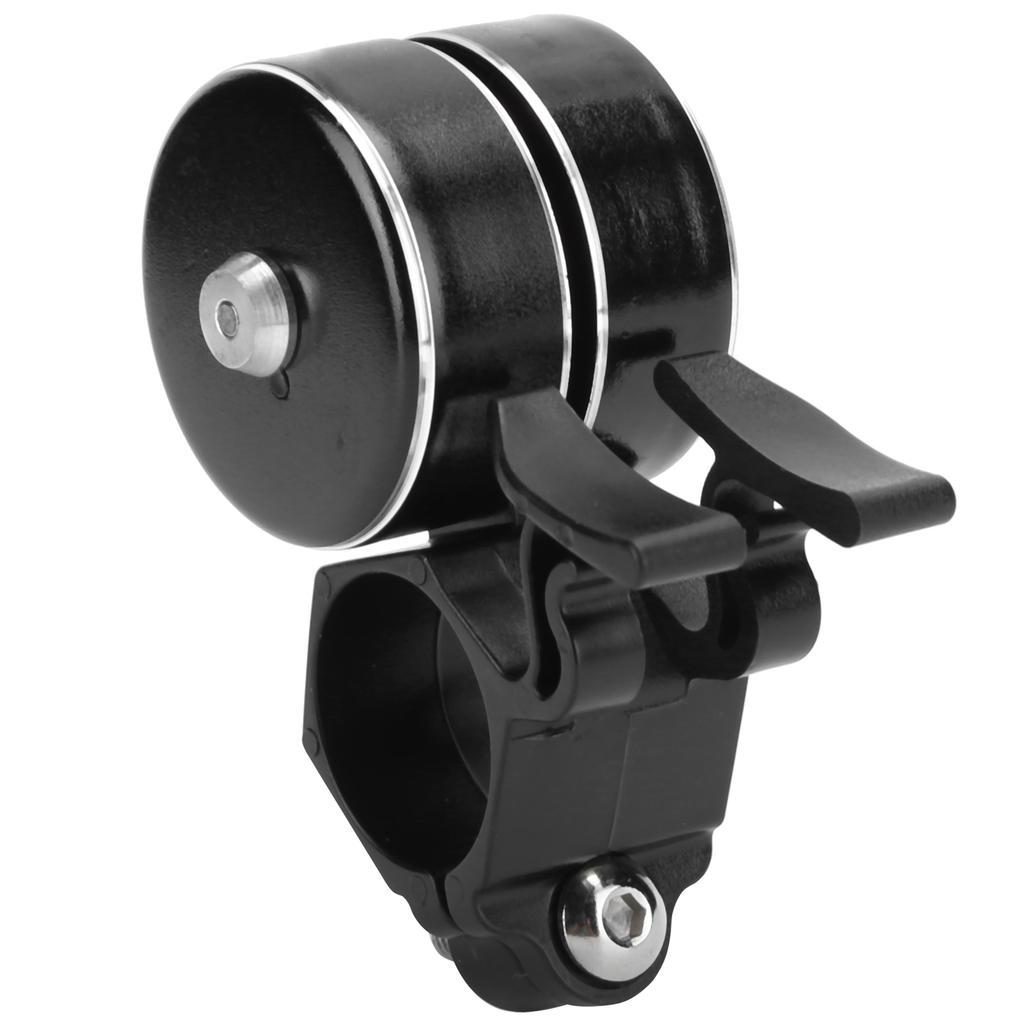 Велосипедный звонок 120 дБ с двойным щелчком, звонок на руль велосипеда, сигнализация, запчасти для велосипеда для безопасности на открытом воздухе, черный
