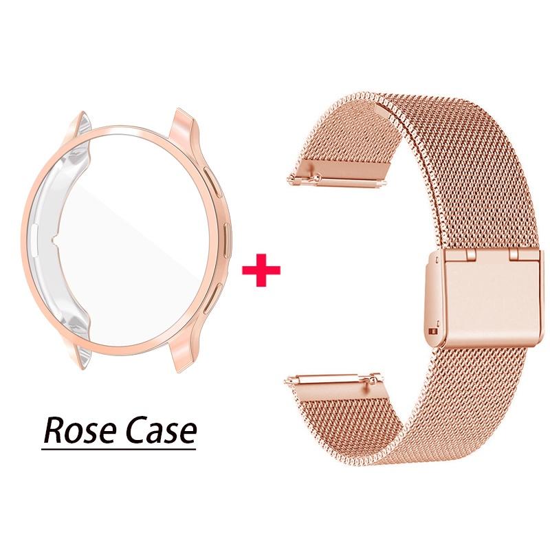 Металлический ремешок для умных часов Garmin Venu 3 3S 2S, браслет + чехол для Garmin Vivoactive 4 4s, браслет для Garmin Venu 2 Plus, чехол