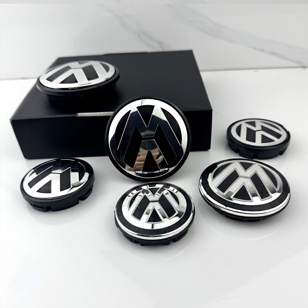 VW 3B7601171 1J0601171 4pcs/Lot 55mm 56mm 65mm 70mm 76mm Volkswagen Car Wheel Center Caps For Vw Jetta MK5 Golf Passat Accessories