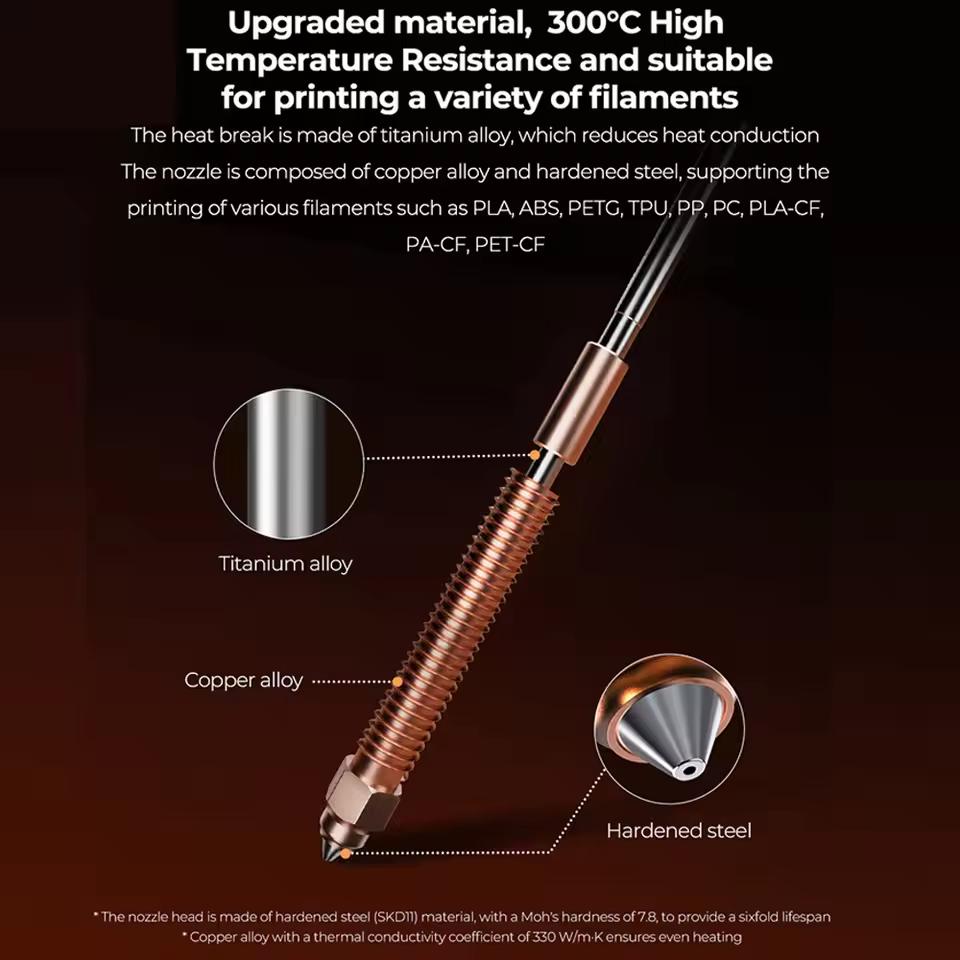 Creality Hi Ceramic Heating Block Kit 300℃ High Temperature Resistance Heated Block for Creality Hi 3D Printer Accessories
