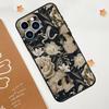 Готический цветочный чехол-череп для iPhone 18 17 Pro Max 14 13 12 11 15 16 Pro Max mini 15 Plus 16e 17 Air Funda