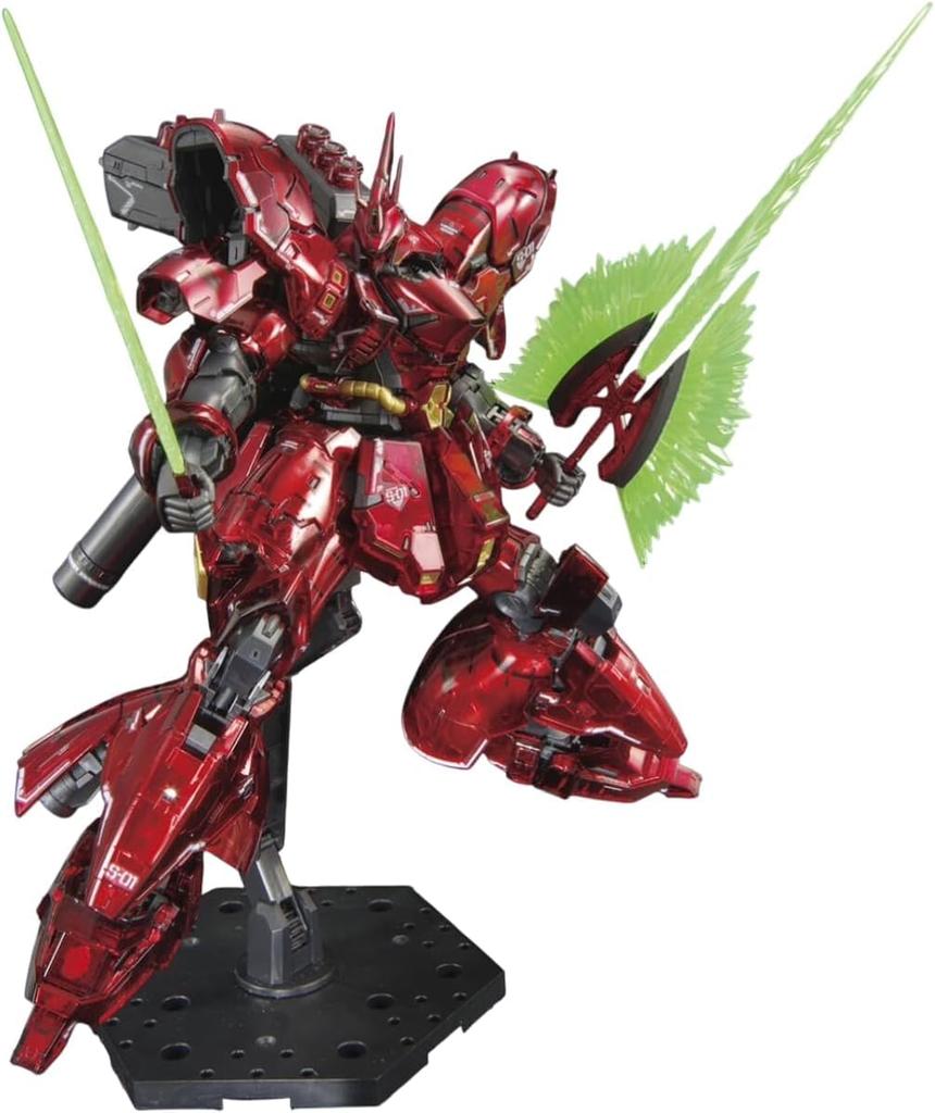 Gundam Base Limited Edition RG Mobile Suit Gundam: Char's Counterattack Sazabi 1/144 Scale Pre-Colored Plastic Model with Mechanical Core Plating