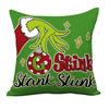 New Christmas Pillowcase Grinch Cartoon Cushion Cover Home Sofa Festive Decoration