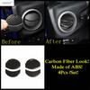 Carbon Fiber Accessories For Subaru BRZ / Toyota GT86 2013 -  Central Control Strip Gear Panel AC Air Handle Bowl Cover Trim
