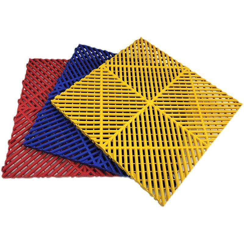 Сверхтолстая 3 см противоскользящая решетка для автомойки с дренажом