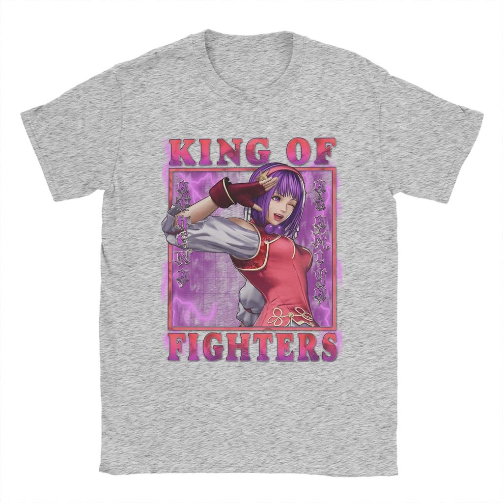 King of Fighters XV Вечный Психический Идол Афина Асамия Футболка Летняя Хиппи Футболки Унисекс Одежда С Коротким Рукавом Y2K Смешные Топы