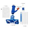 Pool Clean Bottoms Net Tool with Handle Professional Pool Cleaning Brush Portable for Above Ground Pools