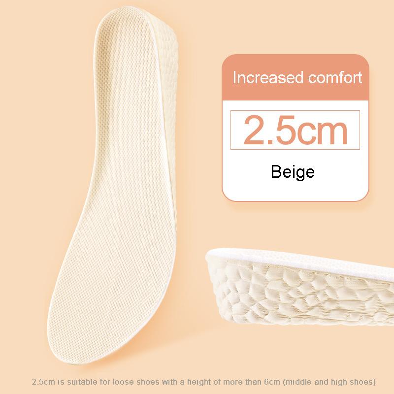 NO.8 Height Increase Insoles for Men Women Shoes Flat Feet Arch Support Orthopedic Insoles Sneakers Heel Lift Memory Foam Shoe Pads