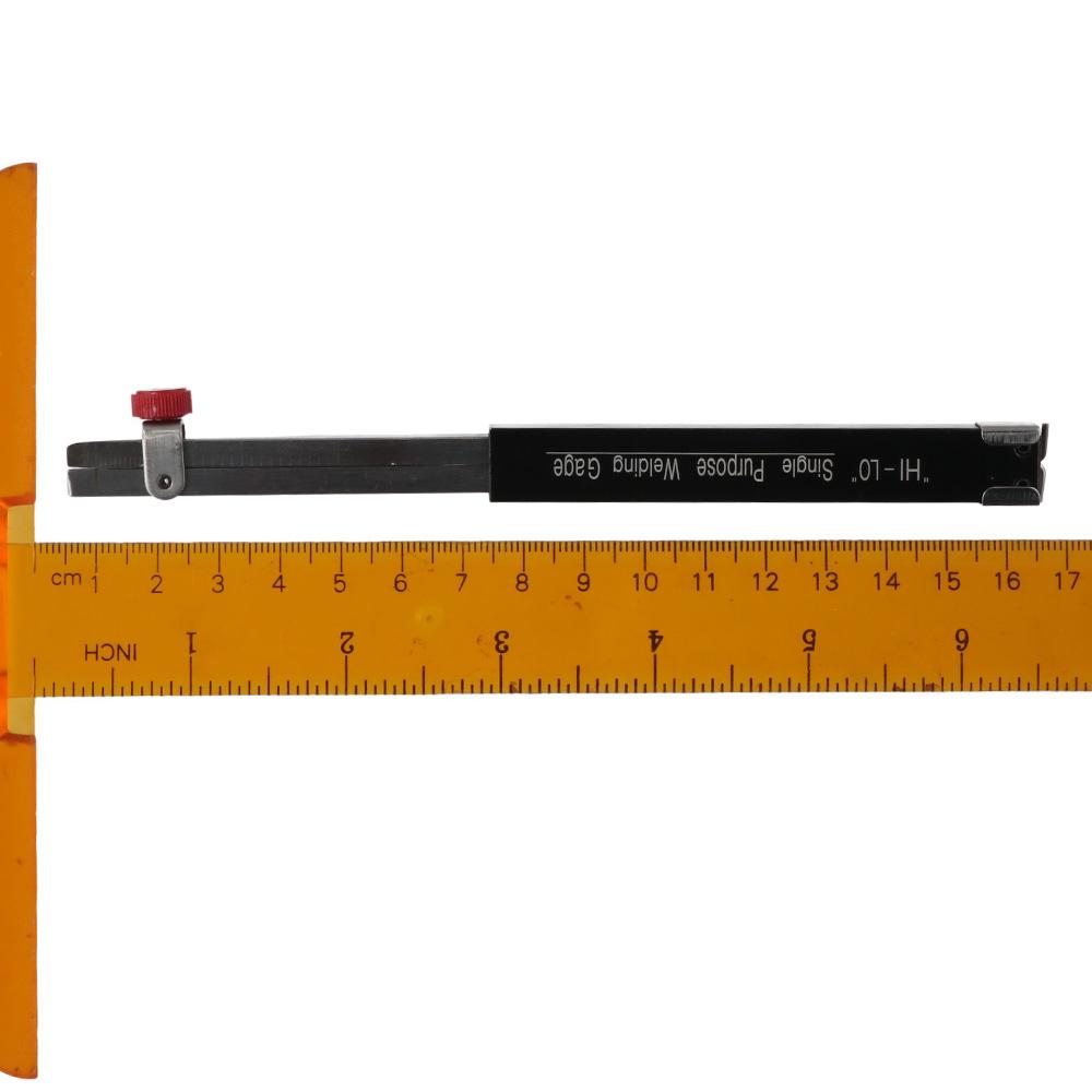 Нержавеющая сталь Hi Lo калибр Одноцелевая сварочная инспекционная шкала Сварочные измерения