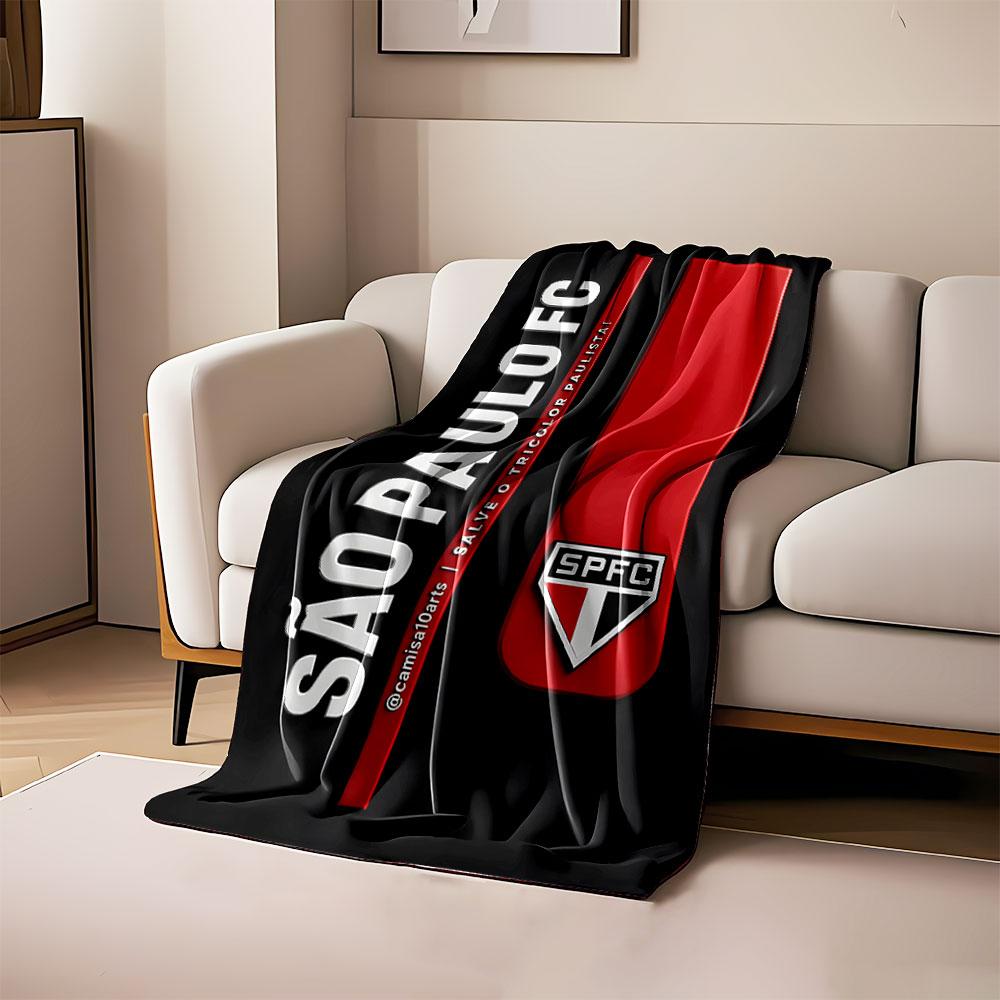 São Paulo FC Graphic Blanket print blanket soft and cozy perfect for the living room bed sofa or a nap,gift