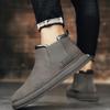 Мужские кожаные туфли Slip-on Retro Thick Sole Men Casual Boots Platform Sale In Promotion Низкая цена Designer Shoes Offer New