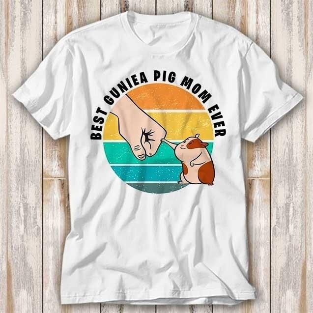 Best Guinea Pig Mom Funny Mother’s Day Gift Unisex Graphic Tee Unisex T-Shirt