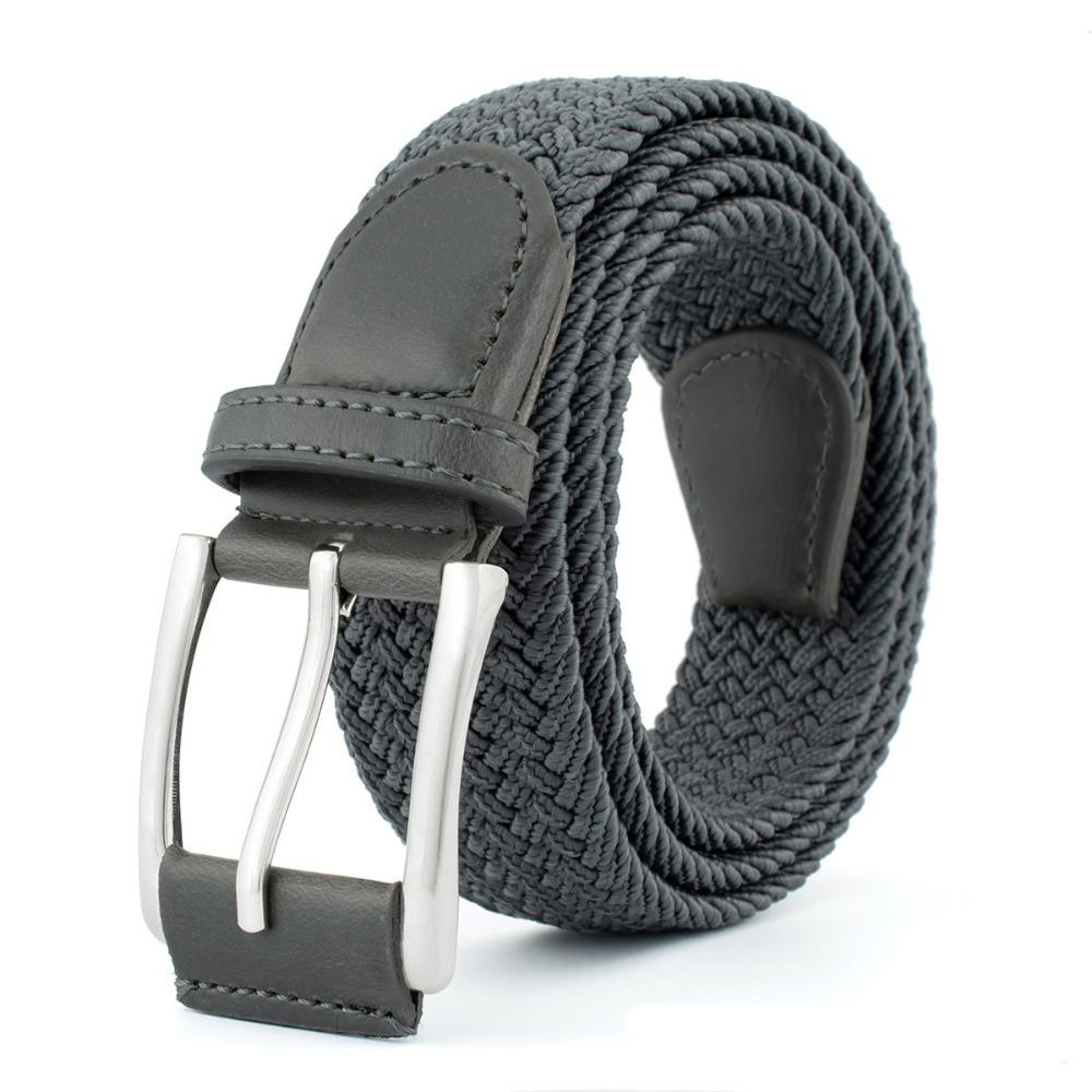 Adjustable Weave Belt Men Waistband Braided Waist Belt Fashion Nylon Woven Belts Male