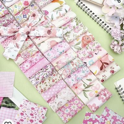 20 шт. Новые готовые лоскутки для DIY, рулоны «желе», полоски для пэчворка и квилтинга с цветочным узором, рукоделие, шитье