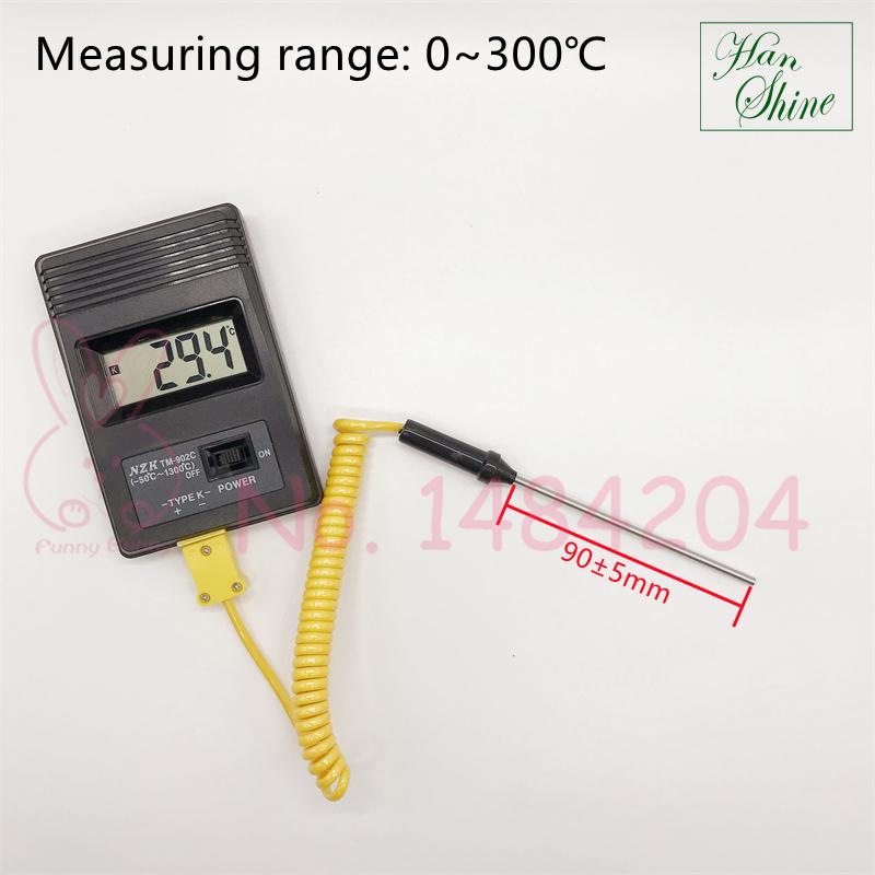 Handheld Digital Thermometer Type K Thermocouple -50~1300 °C Temperature Measuring Meter 902C