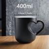 Кружка-хамелеон с ручкой в форме сердца, керамическая кружка для кофе, молока, сока, активируемая теплом, креативные романтические подарки на день рождения