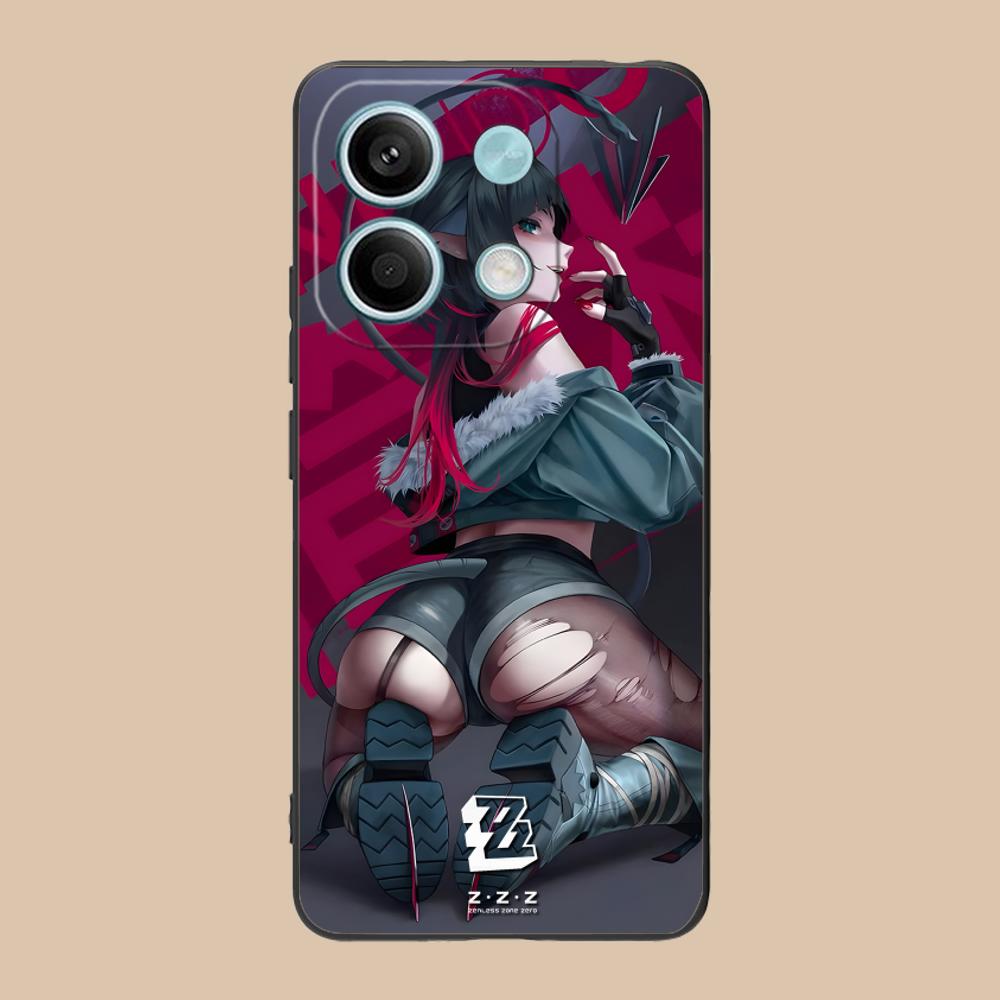 ZZZ Чехол для телефона Jane Doe для POCO F8 F7 F6 F5 F4 F3 F2 Pro GT C75 C71 C65 C61 C40 Pro Ultra Мягкий ТПУ Противоударный Чехол