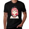 Unisexs Cotton Tshirt Anime Sakura Miko Print Crew Neck Short Sleeve Casual Tee Harajuku Style Daily Wear Top