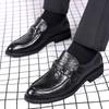 Кожаная обувь, мужская деловая официальная одежда, повседневная мужская осенняя новая британская рабочая корейская версия модной кожаной обуви для ног