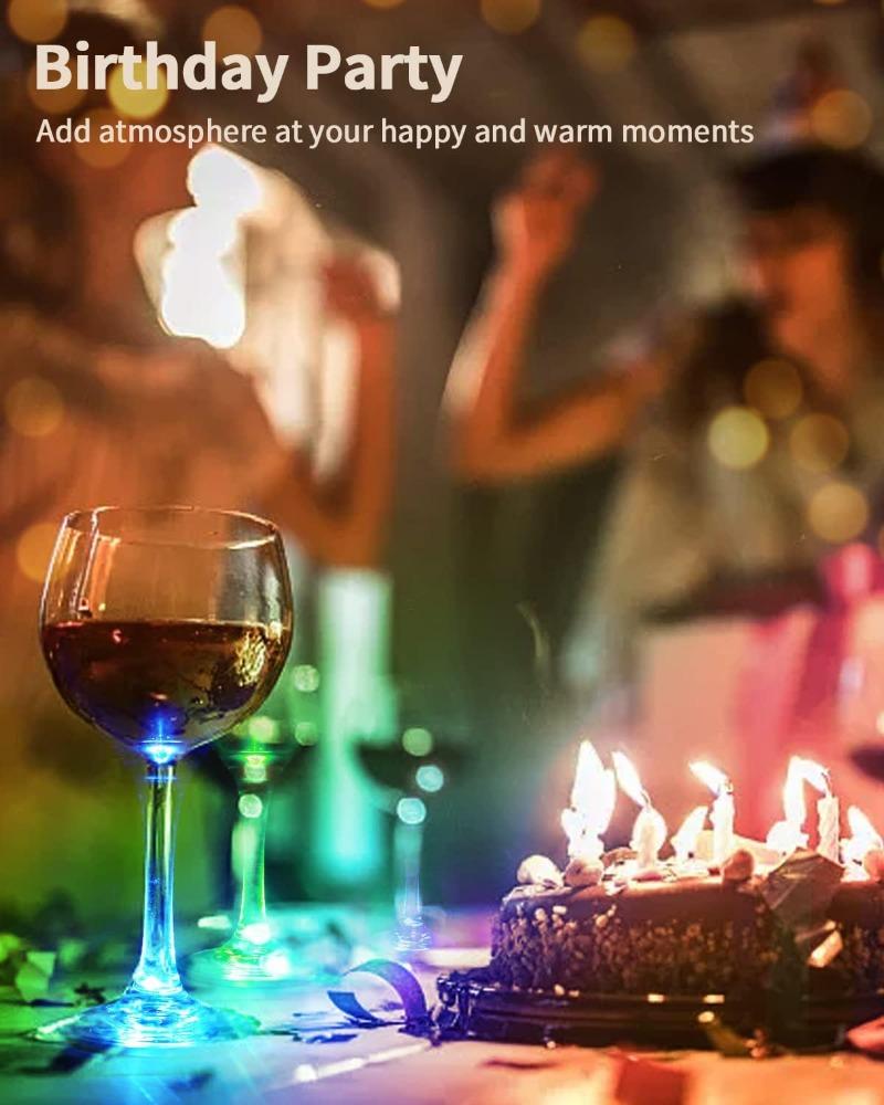 Светящиеся наклейки на подстаканники Светодиодная подставка для бара Напитки Подставка для стакана Бутылки с винным ликером Атмосфера Подстаканник Светящаяся наклейка на стакан Светоизлучающий реквизит