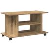 Vidaxl Szafka Pod Tv, Dąb Artisan, 80X40X45Cm, Materiał Drewnopochodny