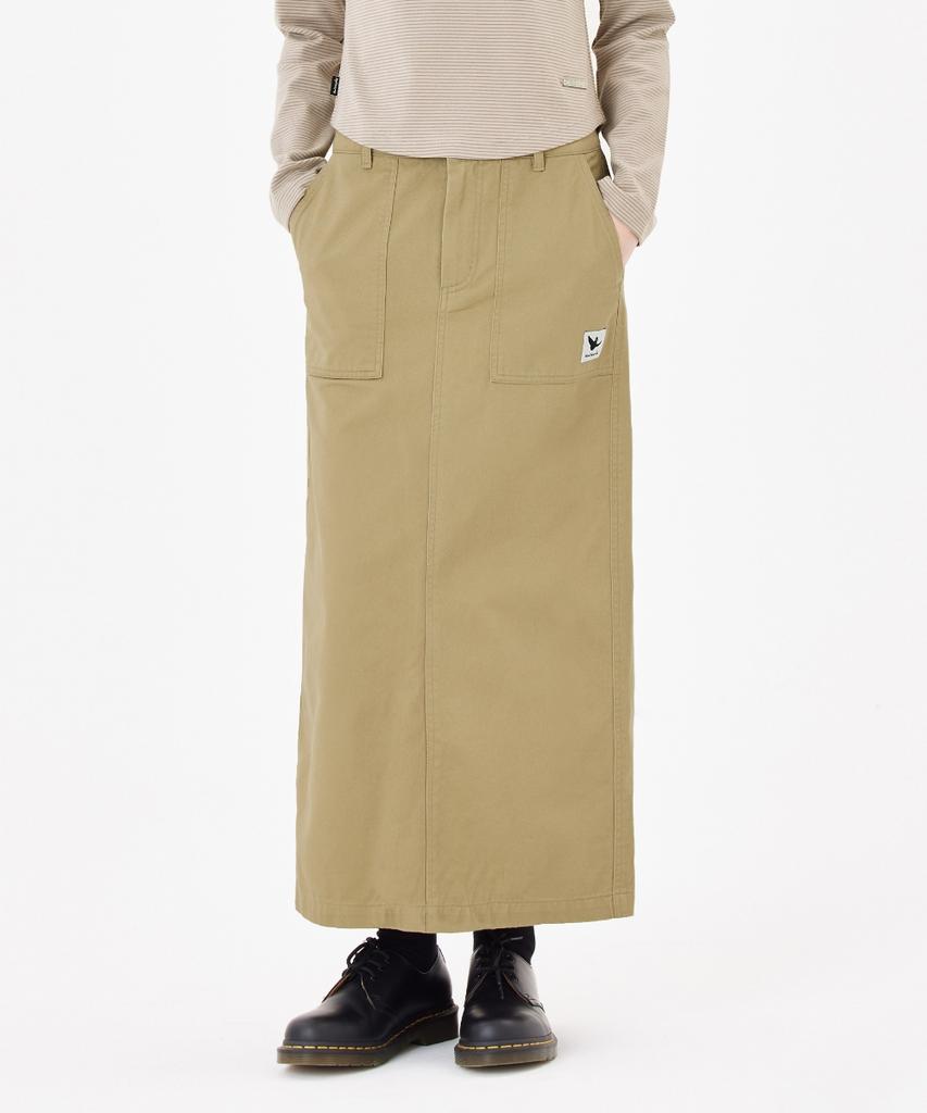 Mark Gonzales Women'S Cotton Long Skirt - Beige