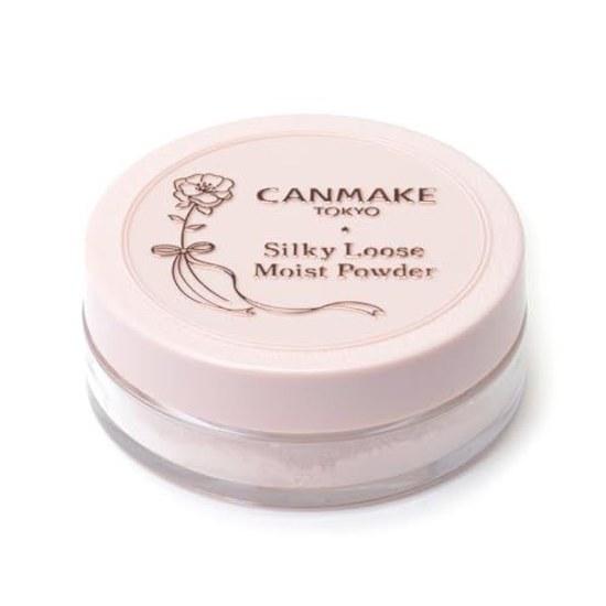 Canmake Silky Loose Moist Powder P01 Luster Pink 6,0 г Увлажняющая пудра с жемчужным блеском, смываемая мылом