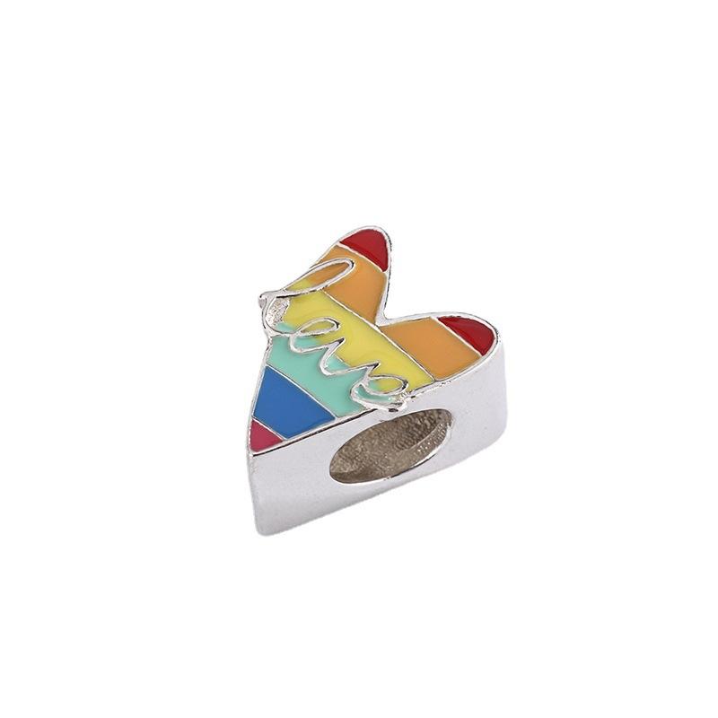 Shiny Zircon Nation Flag Series Charms Brazil Spain USA UK Italy Bead Fit Original Bracelet Women DIY 925 Silver Jewelry
