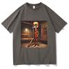 Tung Tung Tung Sahur Funny Baseball Bat Mugshot Tshirt Male Aesthetic Streetwear Men Women Casual Humor Short Sleeve T Shirts
