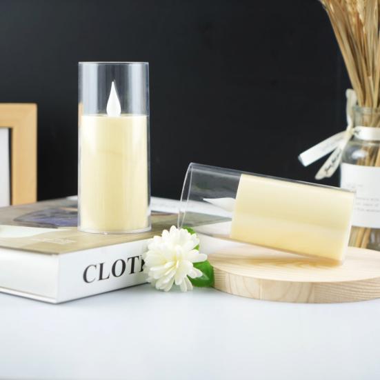 LED Candle Lamp Flickering Flameless Smokeless Battery Operated Simulation Candle Light Centerpiece Table Decor