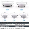 LED Downlight 5W 9W 12W 15W Recessed Round LED Ceiling Lamp 220V 230V 240V Bedroom Kitchen Indoor Lights Lighting Decor Lamps
