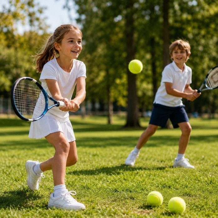 Balles de tennis - SIROCO - Set 6 - Jaune - Extérieur - Caoutchouc & feutre