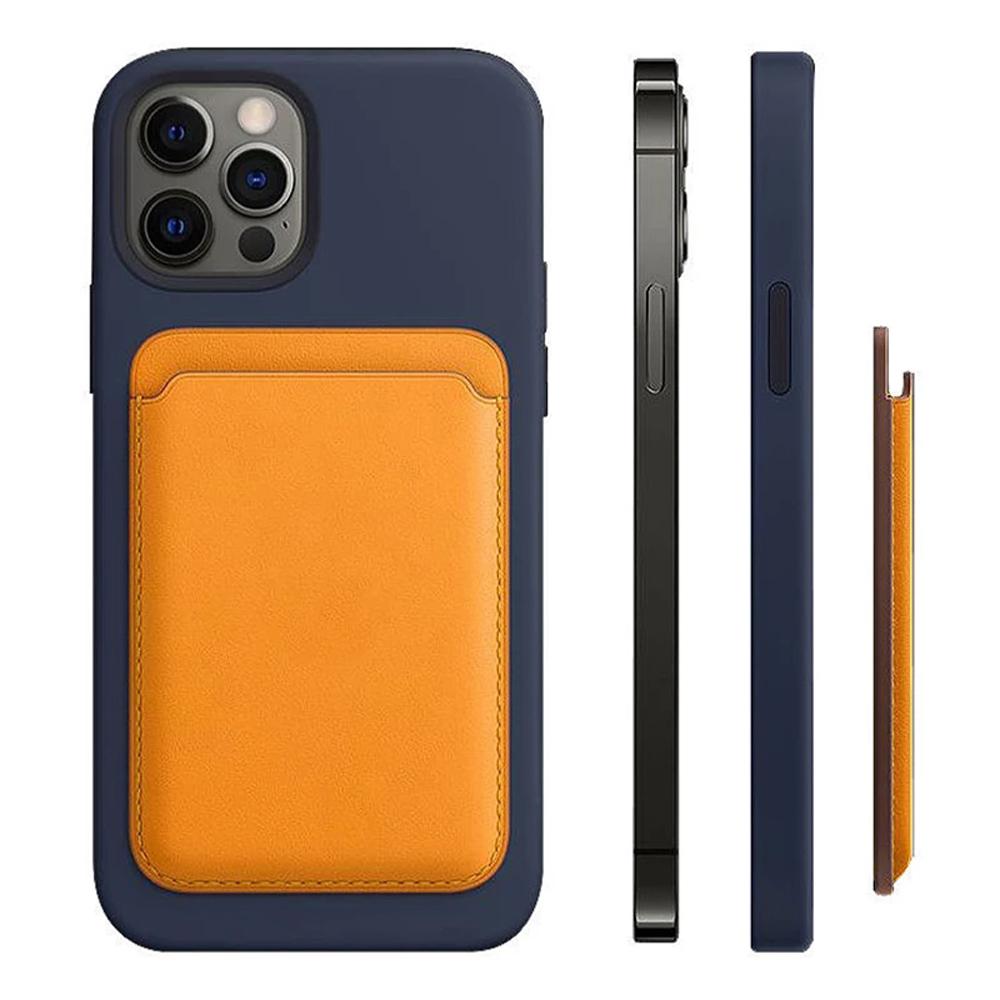 Phone Cover ID Holder Magnet Case Phone Wallet Card Solt Magnetic Card Holder Phone Card Holder